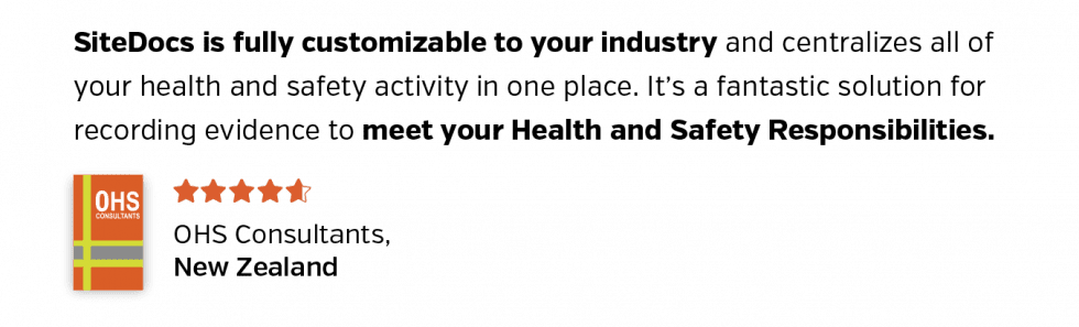 Overview Of Sitedocs Australia Safety Management Software Sitedocs