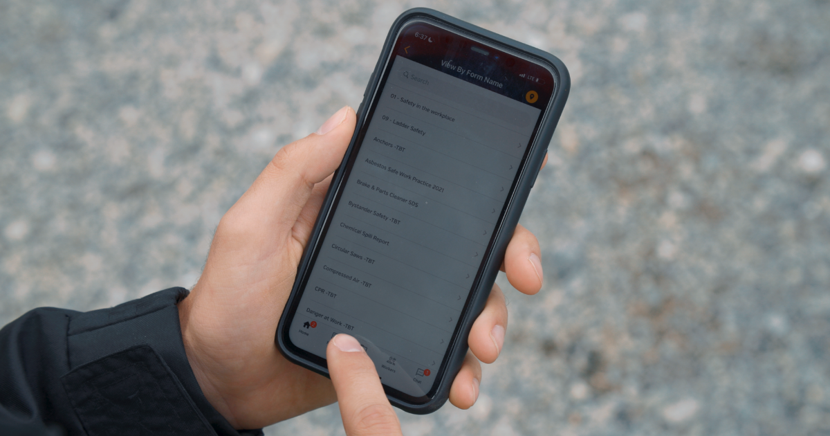 What Tool Makes Safety Forms Paperless on a Construction Site Blog Image